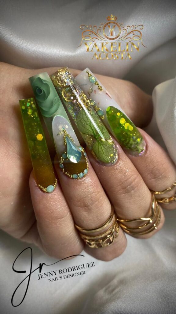 tecnica mosaico y encapsulado en acrilico